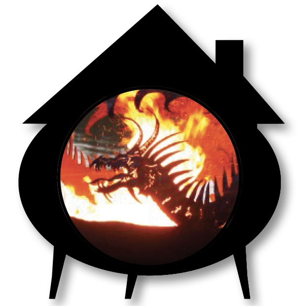 cauldron house with dragon fire ball overlaid