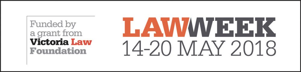Law Week logo 2018, 14th to 20th May