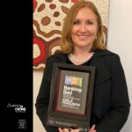 Adele Ferguson with 2020 Davitt Award