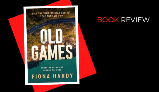 Cover art of Old Games on a black and red background